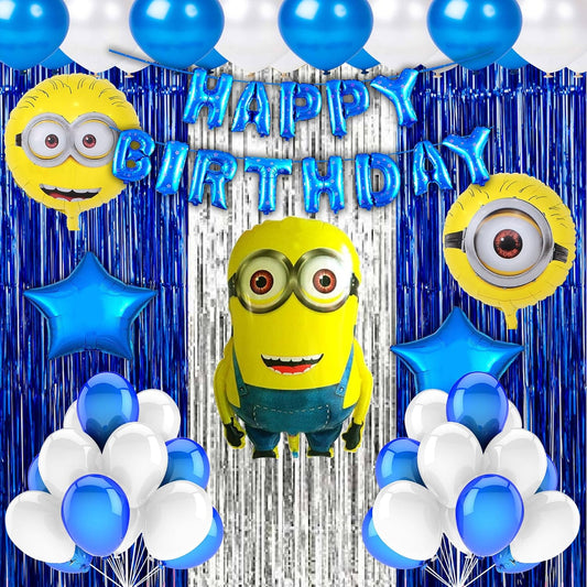 Minion Theme Birthday Decoration Kit – Set of 39 Pcs