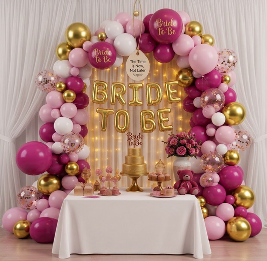Hot Pink Bridal To Be - 101 pcs kit