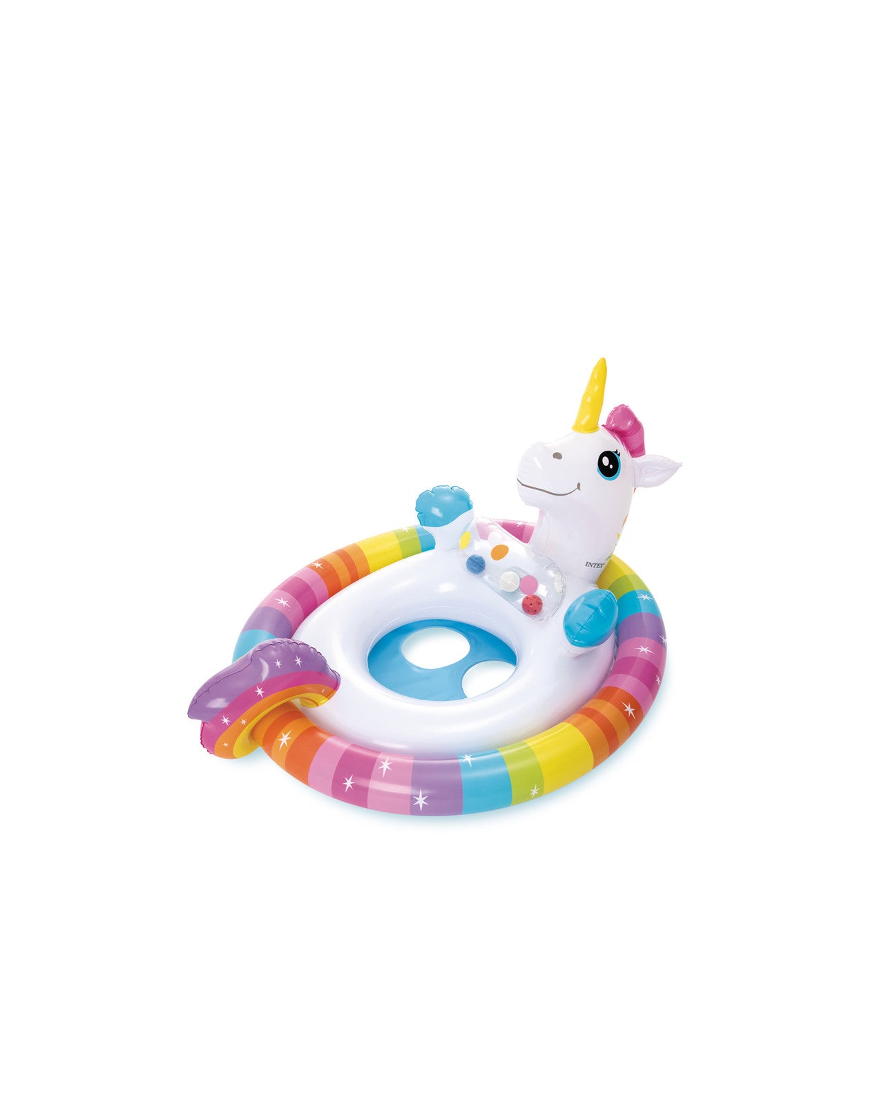 Unicorn Baby Float Kid Boat Inflatable Swimming Pool Ring Tube 32” x 23”
