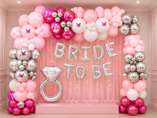 Bride To Be Decor Kit - 110 Pcs