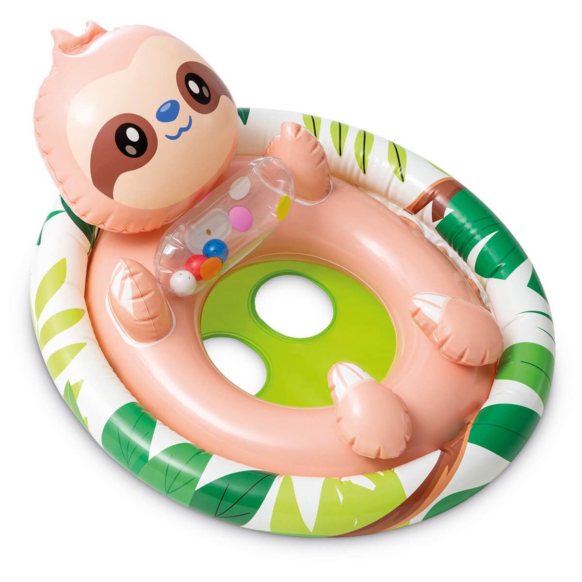 Sloth Baby Float Kid Boat 32”x23” Inflatable Swimming Pool Ring Tube