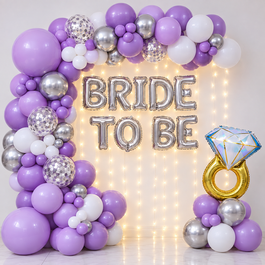 Purple Bride To Be - 89 Pcs