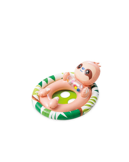Sloth Baby Float Kid Boat 32”x23” Inflatable Swimming Pool Ring Tube