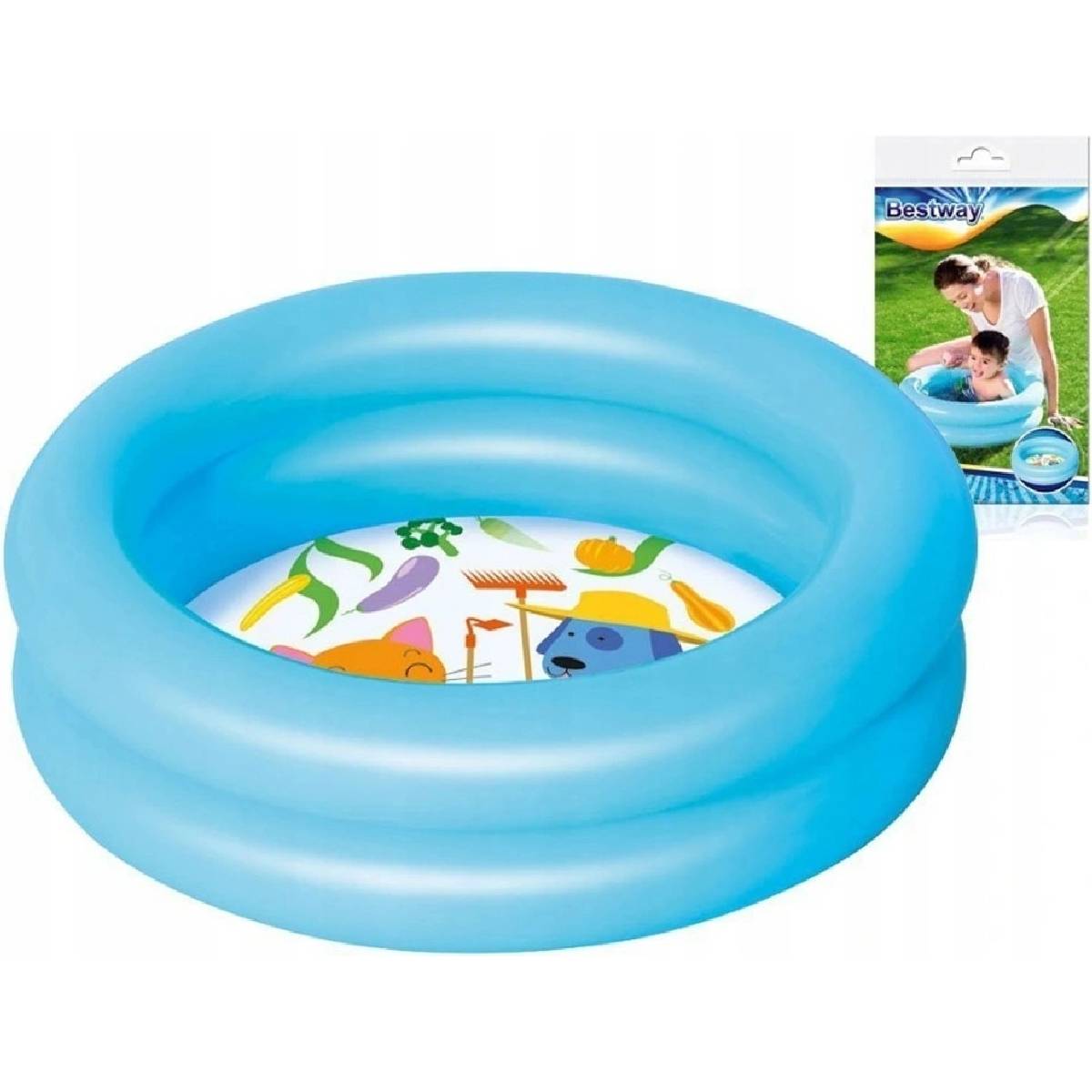 2 feet Round Ring Swimming Pool (24 x 6 inches) Bestway