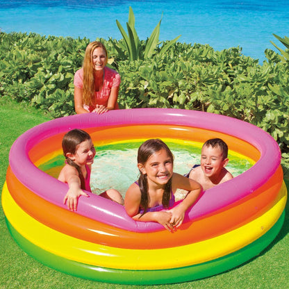 Inflatable Colorful Swimming Pool For Kids 5ft 6in X 1ft 6in