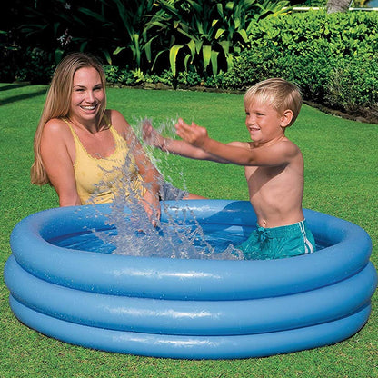 Inflatable blue shine pool 45 inch x 10 inch 4 feet approx