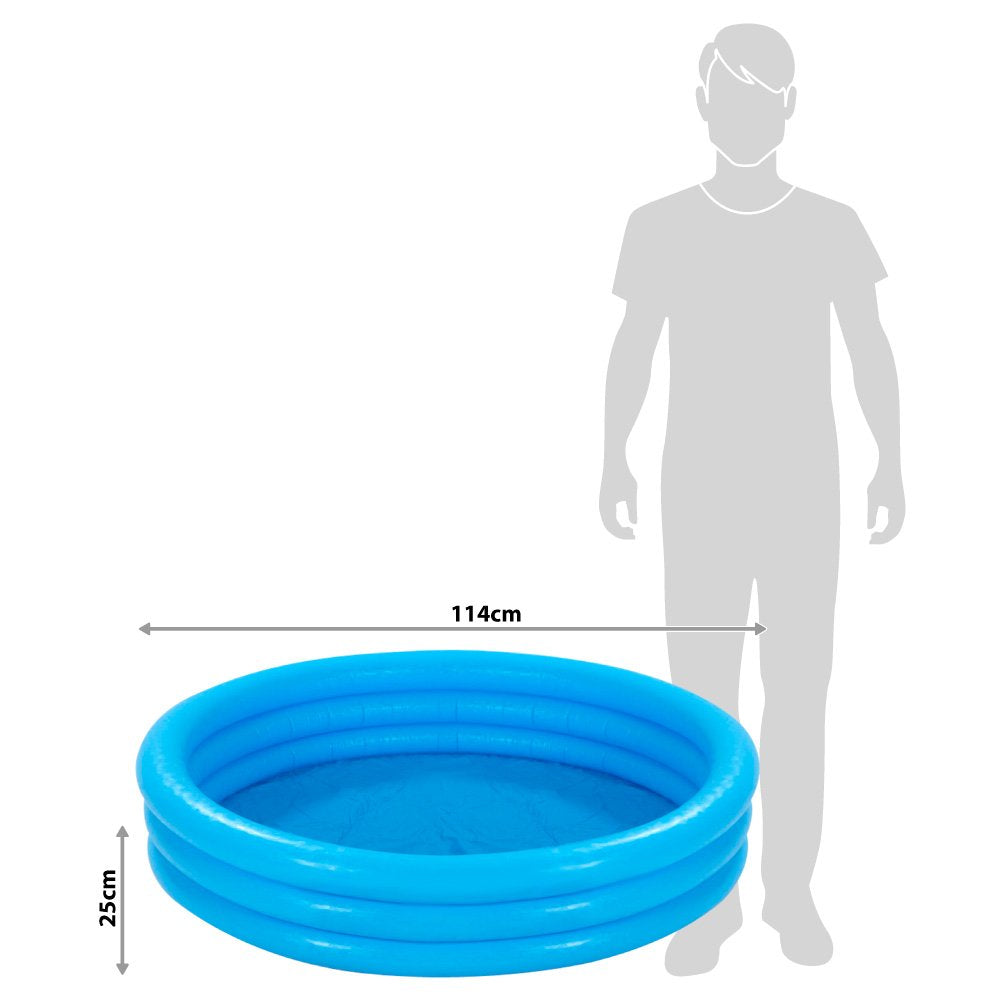 Inflatable blue shine pool 45 inch x 10 inch 4 feet approx