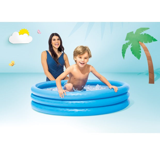 Inflatable blue shine pool 45 inch x 10 inch 4 feet approx