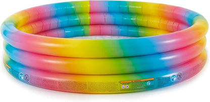 Rainbow kiddies swimming pool 66inche x 15inche (5.5 feet approx)intex