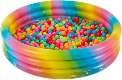 Rainbow kiddies swimming pool 66inche x 15inche (5.5 feet approx)intex