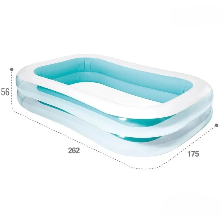 8.5 ft x 5.75 ft family swimming pool 102 inches x 69 inches (22 inches height)