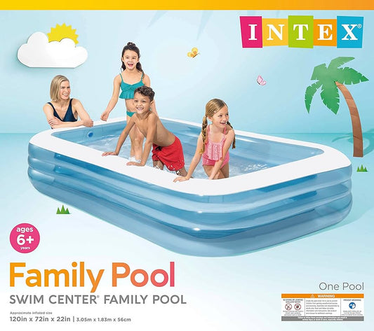 Family Swimming pool 10 ft x 6 ft (22 inches height)
