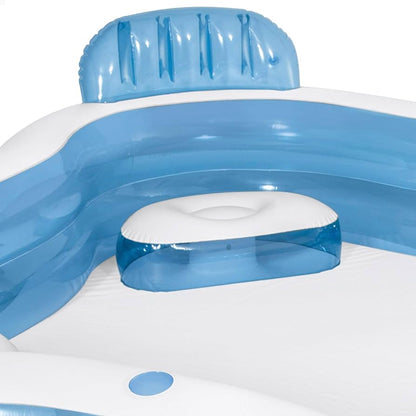 Swim Center Family Lounge Inflatable Pool, 90" X 90" X 26",(7.5 ft x 7.5 ft (26 inches height)