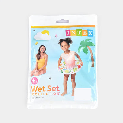 20 INCHES LIVELY PRINT INFLATABLE SWIM RING TUBE 51CM