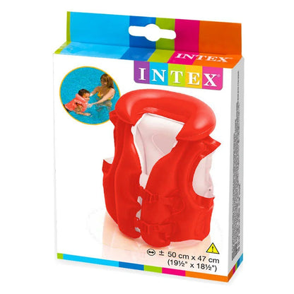 Red Deluxe Swim Vest For Kids 19.5 inches x 18.5 inches