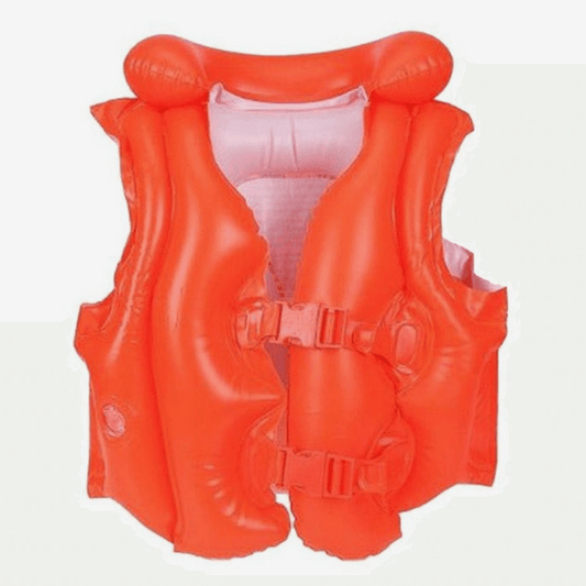 Red Deluxe Swim Vest For Kids 19.5 inches x 18.5 inches