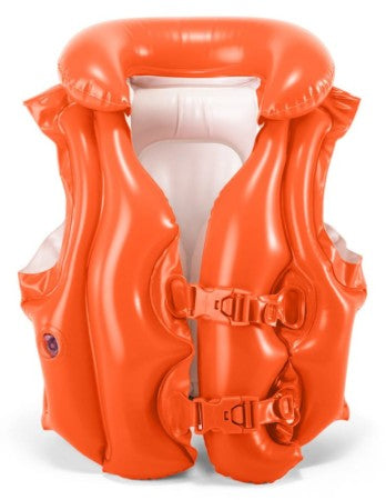 Red Deluxe Swim Vest For Kids 19.5 inches x 18.5 inches