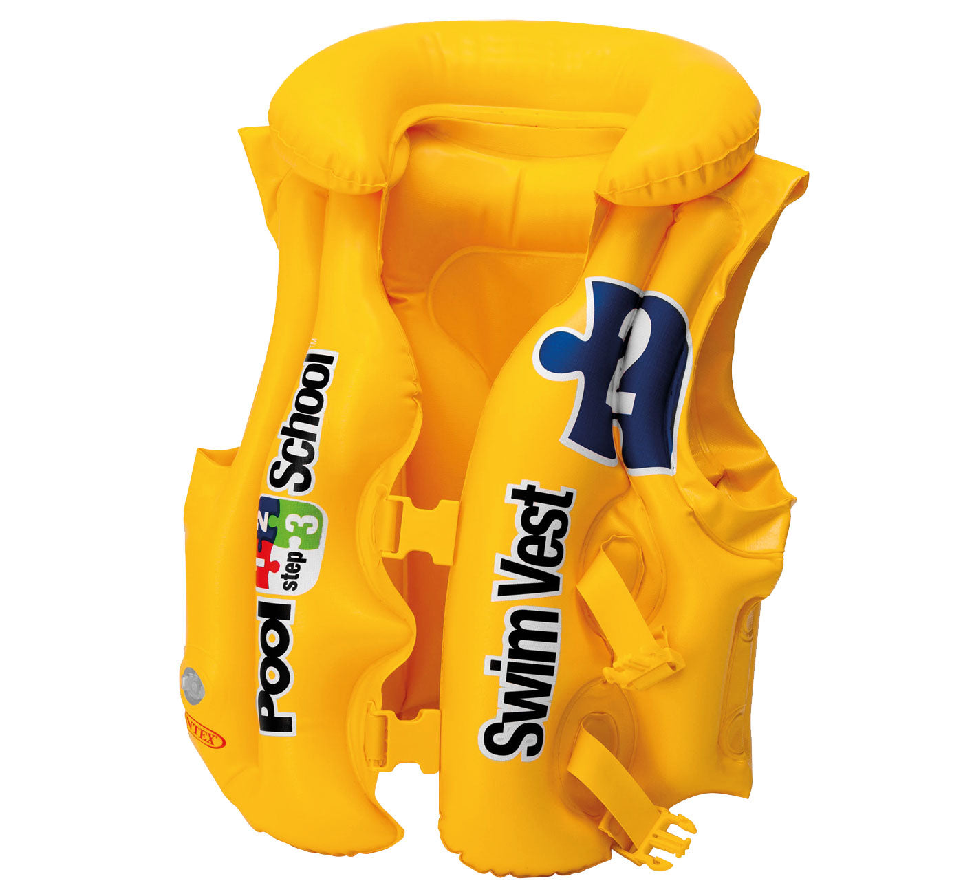 Deluxe Pool Swim Vest, 50cm x 47 cm (19.5” x 18.5”) Yellow [58660]