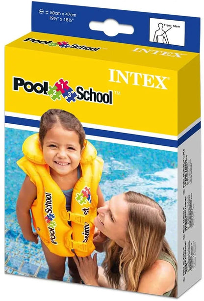 Deluxe Pool Swim Vest, 50cm x 47 cm (19.5” x 18.5”) Yellow [58660]