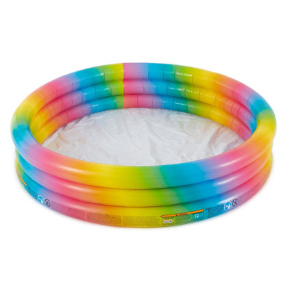 Rainbow kiddies swimming pool 66inche x 15inche (5.5 feet approx)intex