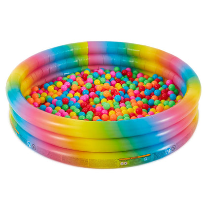 Rainbow kiddies swimming pool 66inche x 15inche (5.5 feet approx)intex