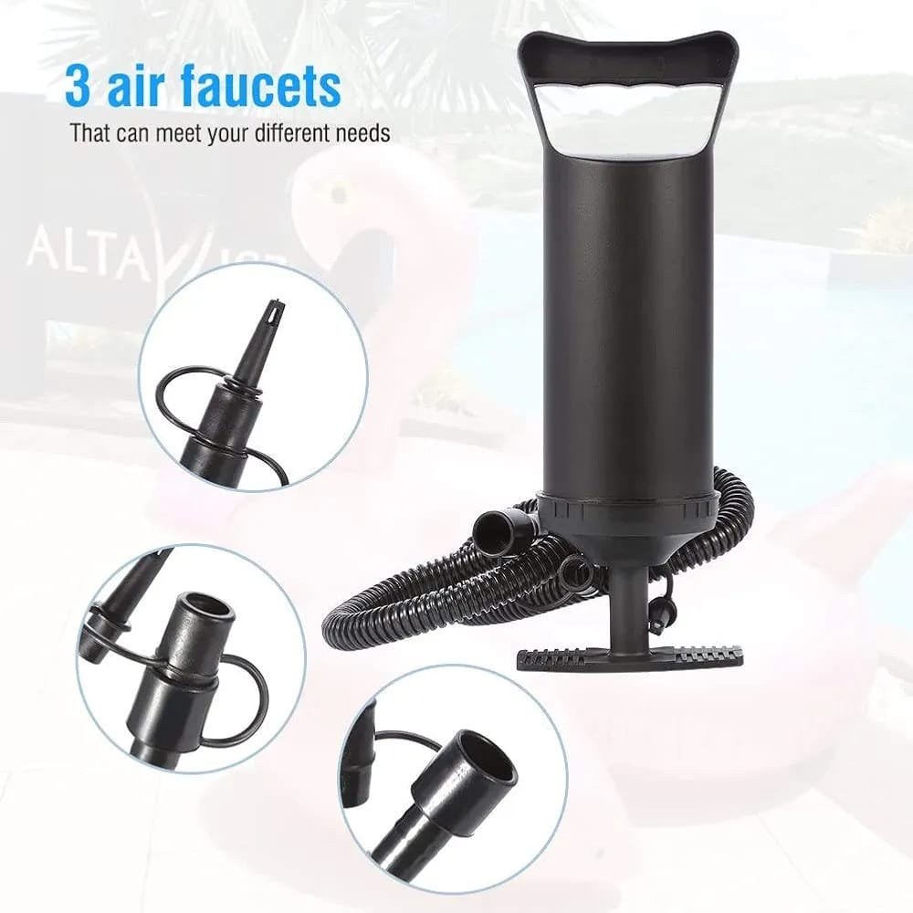 12 Inch Air Hammer Inflation Pump with 3 Valve Adaptors