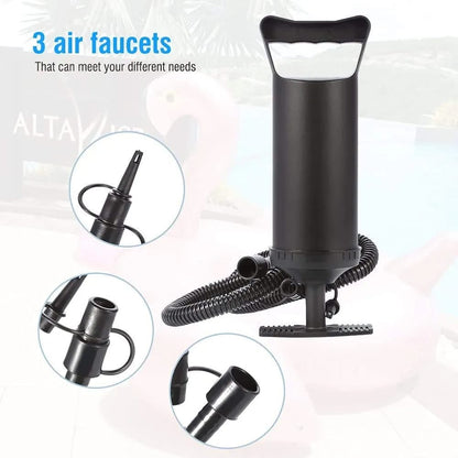 12 Inch Air Hammer Inflation Pump with 3 Valve Adaptors