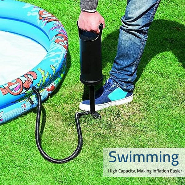 12 Inch Air Hammer Inflation Pump with 3 Valve Adaptors