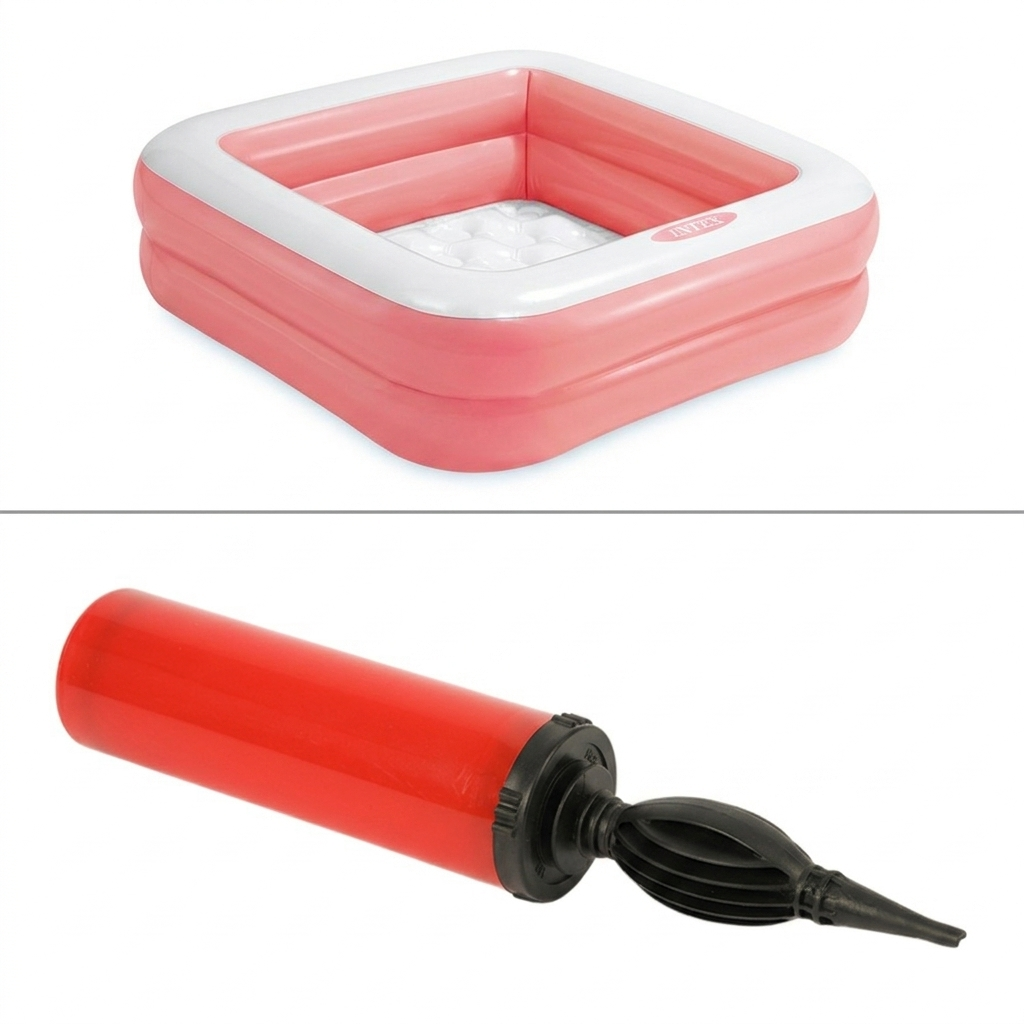 36 x 36 inches Inflatable Pool – 3 x 3 feet Soft Square Kids Bath Tub