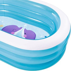 64 x 42 inches Inflatable Swimming Pool for Kids & Family 162x106x45 cm