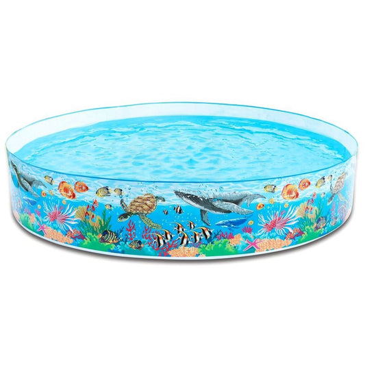 8 Feet big size Non-Inflatable family Swimming Pool | No Air Pump Needed