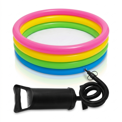 5.5 feet x 1.5 feet Inflatable Colorful Swimming Pool 66 x 18 inches