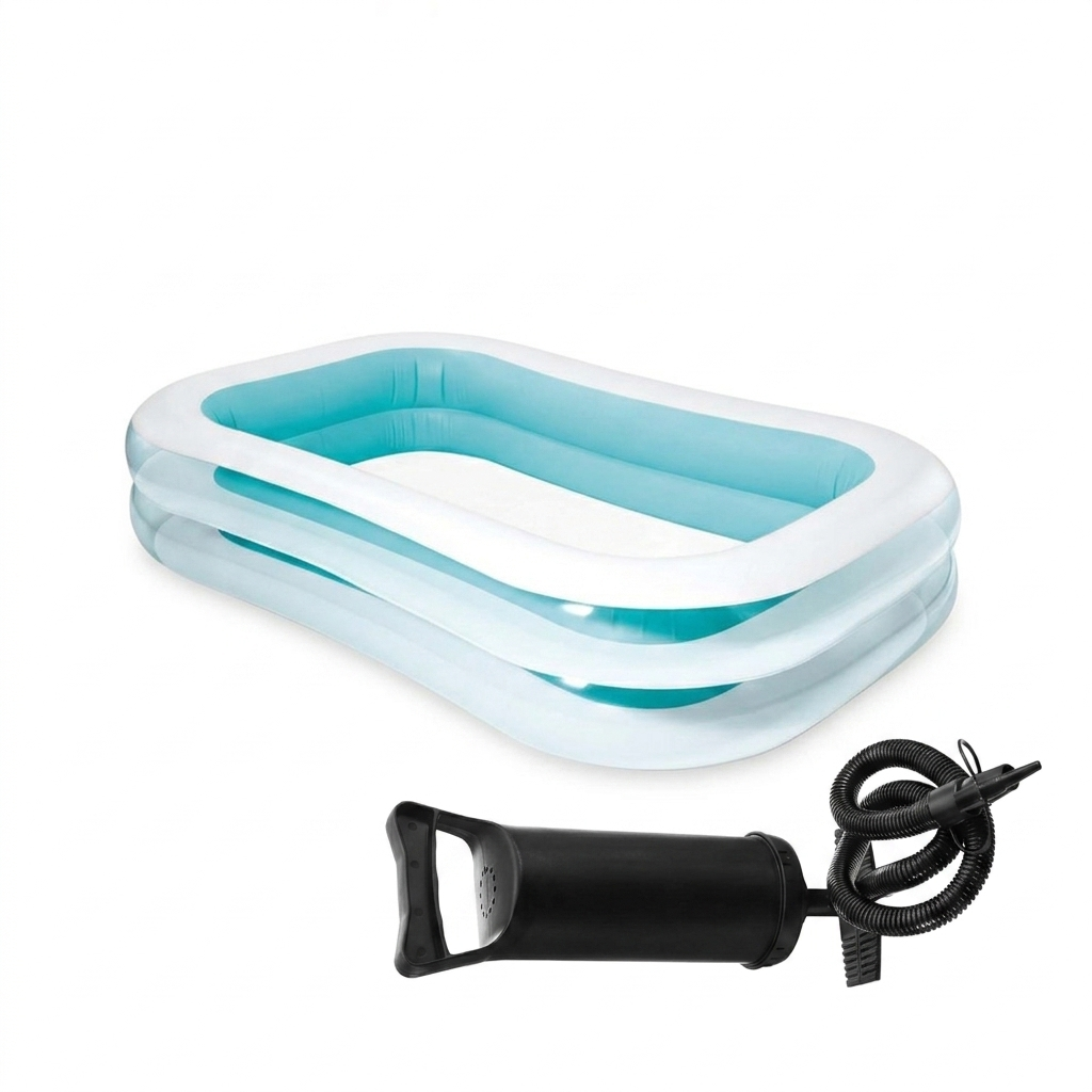 8.5 ft x 5.75 ft family swimming pool 102 inches x 69 inches (22 inches height)