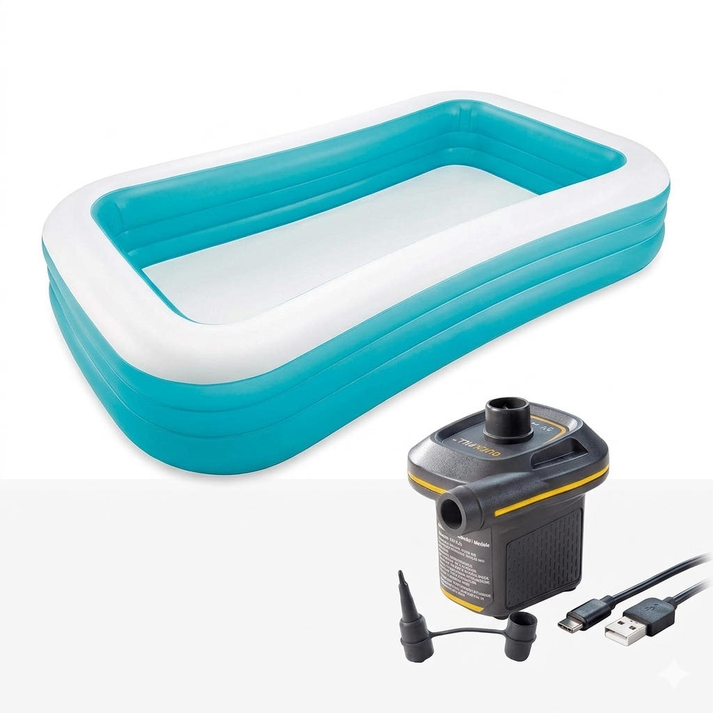 Family Swimming pool 10 ft x 6 ft (22 inches height)