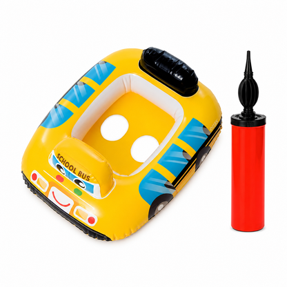 School Bus Ring Tube Water Play Centre Toy for Kids - 78 x 58 Cms