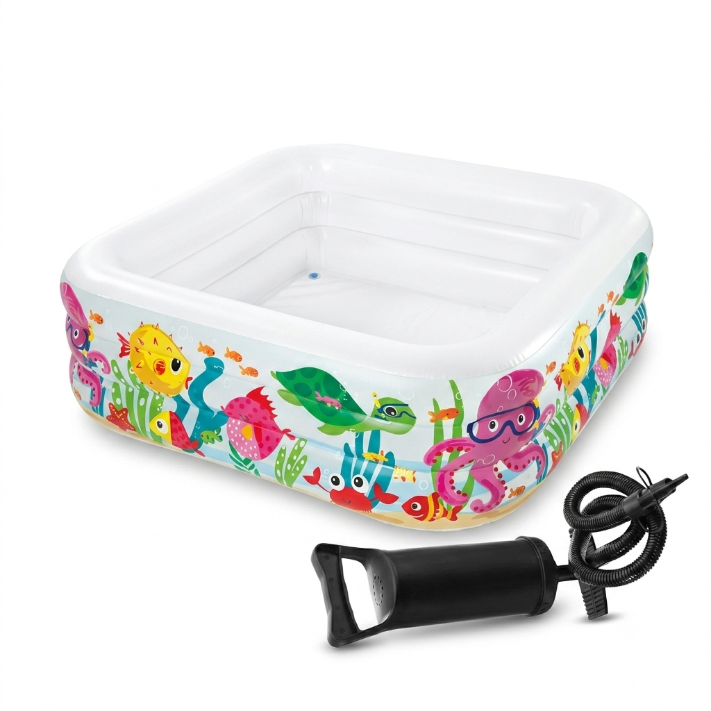 62 x 62 inches Aquarium Swimming Pool 19 inches height