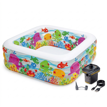 62 x 62 inches Aquarium Swimming Pool 19 inches height