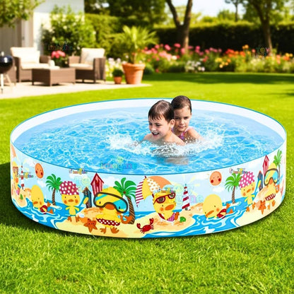 5 Feet Non-Inflatable Swimming Pool for Kids | No Air Pump Needed