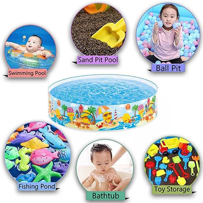 5 Feet Non-Inflatable Swimming Pool for Kids | No Air Pump Needed