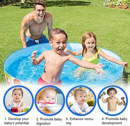 5 Feet Non-Inflatable Swimming Pool for Kids | No Air Pump Needed