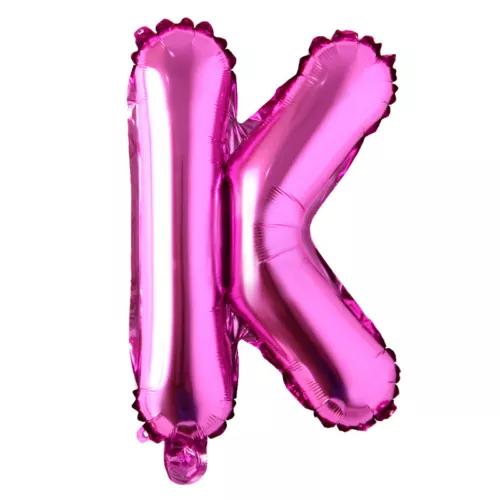 Customized alphabet foil balloons in Pink color