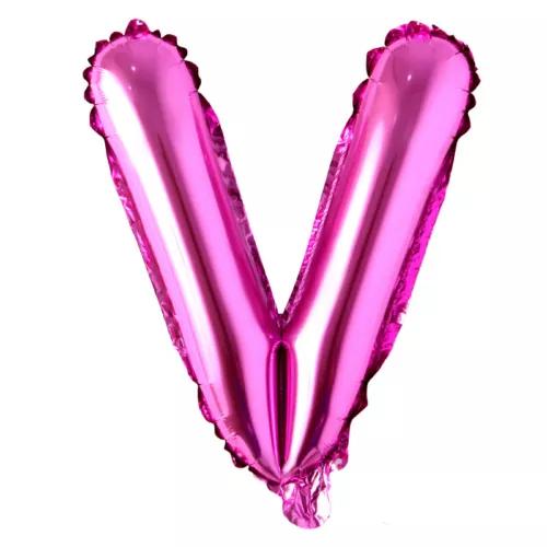 Customized alphabet foil balloons in Pink color