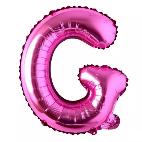 Customized alphabet foil balloons in Pink color