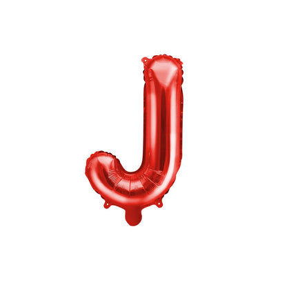 Customized alphabet foil balloons in Red color