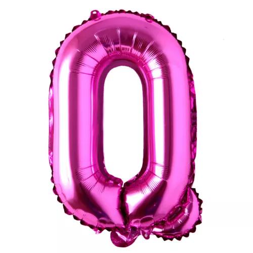 Customized alphabet foil balloons in Pink color