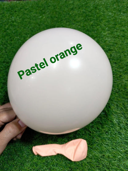 Pastel Latex Balloons 10 Inches (Pack of 50) Multi and single color