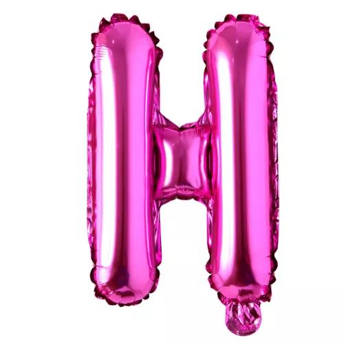 Customized alphabet foil balloons in Pink color