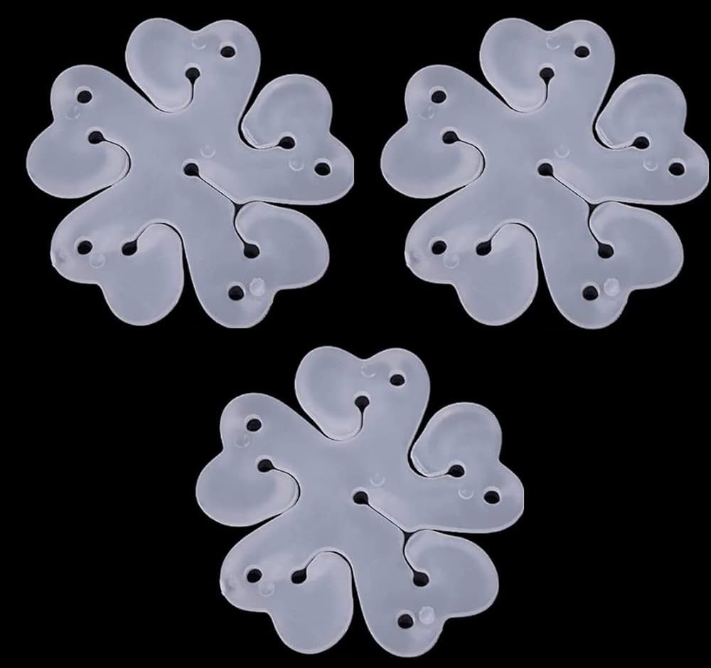 Reusable Portable Flower Shape Balloon Clips Holder for Event Decorations