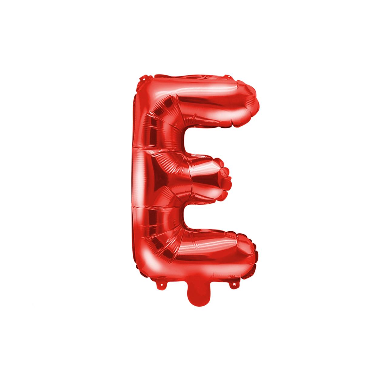 Customized alphabet foil balloons in Red color