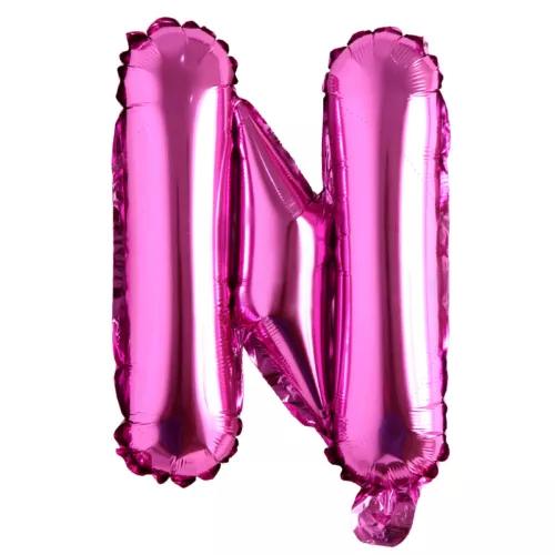 Customized alphabet foil balloons in Pink color
